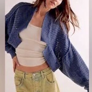 NWOT Free People We The Free East To West Cardi